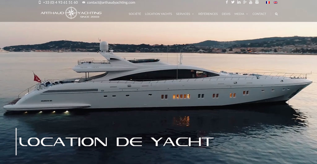 Arthaud Yachting | Consultant SEO Cannes