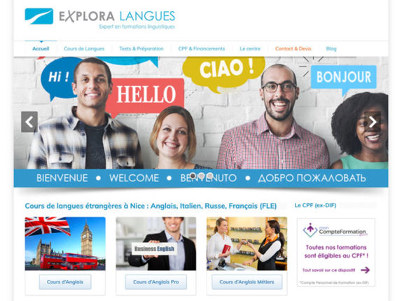 Explora Langues | Ecole de langue Nice