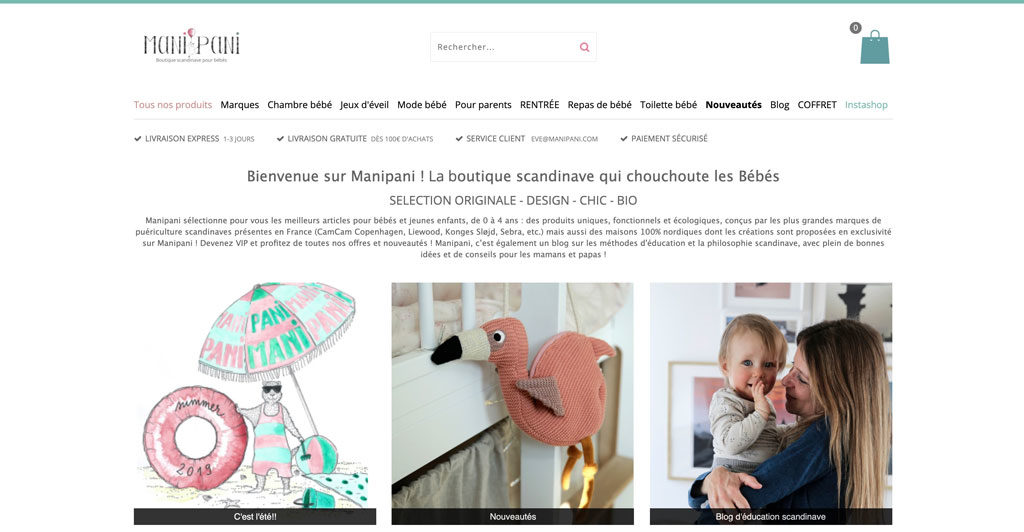 Manipani | Boutique bébé scandinave