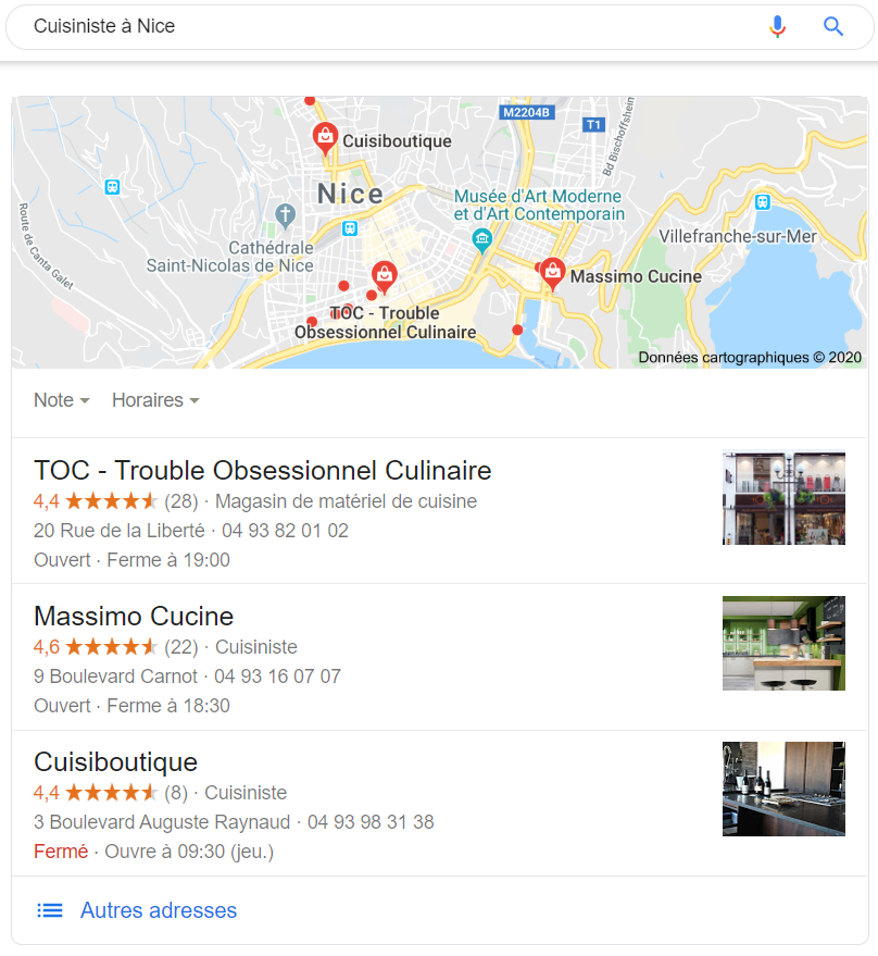 referencement local google